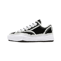Maison Mihara Yasuhiro Peterson OG Sole Canvas Low Frayed Black