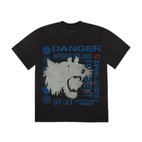 Travis Scott Cactus Jack For Fragment Danger Tee Washed Black